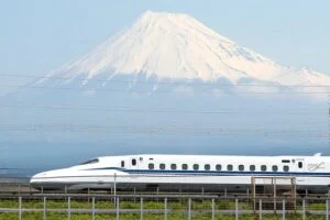 富士山と新幹線